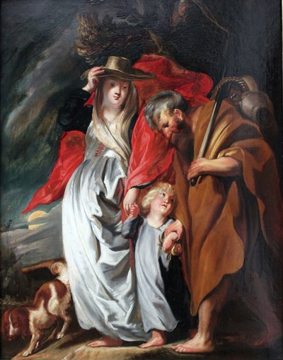 The Return of the Holy Family from Egypt by Jacob Jordaens
